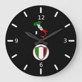 Grote klok in de Italiaanse vlag (Voorkant)