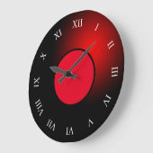 Grote klok in de rode gloed (Hoek)