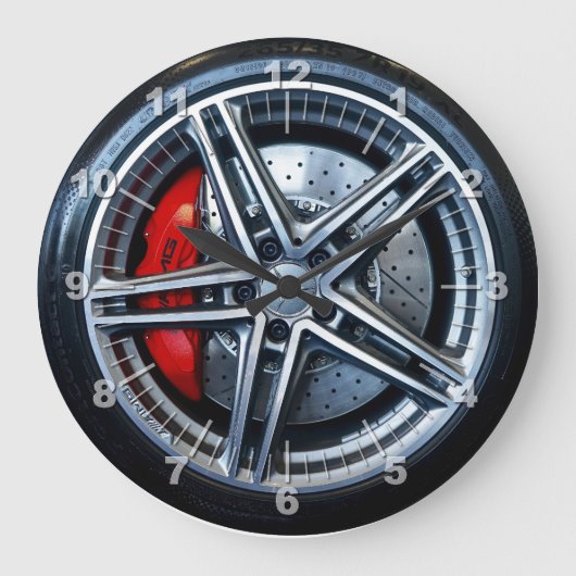 Grote klok in het midden van de band (Voorkant)