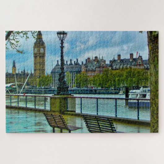 Grote Klok Londen. Legpuzzel (Horizontaal)