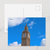 Grote Klok van Westminster Briefkaart (Voorkant / Achterkant)