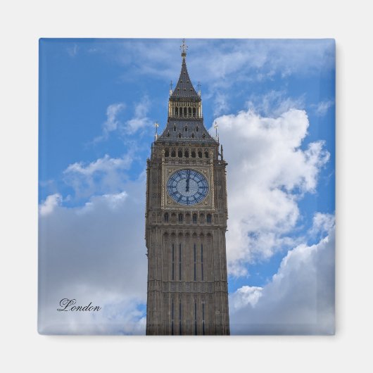 Grote Klok van Westminster Magneet (Voorkant)