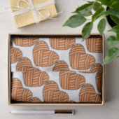 Grote klokpan van garen (Oranje) Tissuepapier (Geschenk)