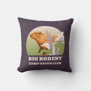 Grote Knaagdier Vrienden Club Capybara Kussen