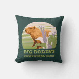 Grote Knaagdier Vrienden Club Capybara Kussen