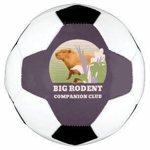Grote Knaagdier Vrienden Club Capybara Voetbal