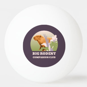 Grote Knaagdier Vriendenclub Capybara Pingpongbal