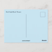 Grote Knip-strand Curaçao Briefkaart (Achterkant)