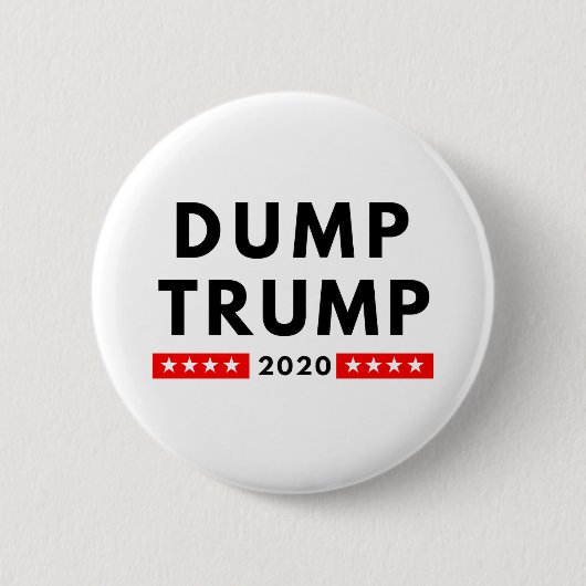 Grote knop Trump 2020 Ronde Button 5,7 Cm (Voorkant)