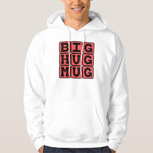 Grote knuffelmok hoodie (Voorkant)