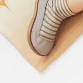 Grote Knuffels Schattige Meisje Knuffelen Teddy Be Fleece Deken (Hoek)