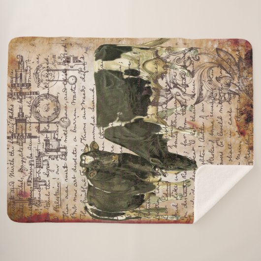 Grote  Koe Sherpa Deken (Voorkant (horizontaal))