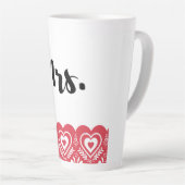 Grote koffie-Mok Latte Mok (Rechterhoek)