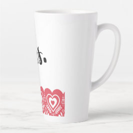 Grote koffie-Mok Latte Mok