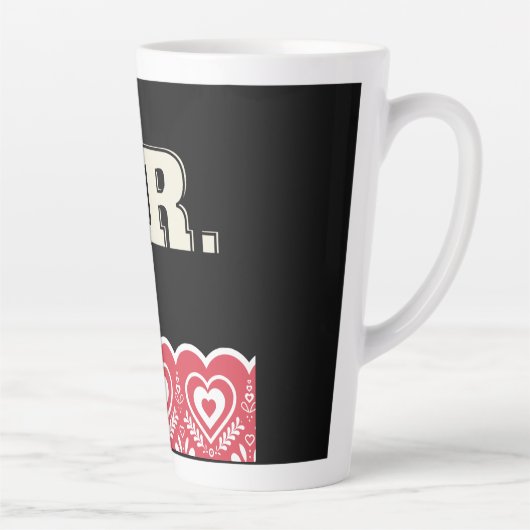 Grote koffie-mok latte mok (Rechts)