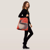 grote koffiedrinker crossbody tas (Op model)