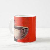 grote koffiedrinker koffiemok (Voorkant links)