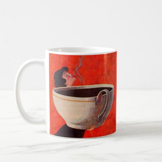 grote koffiedrinker koffiemok (Links)