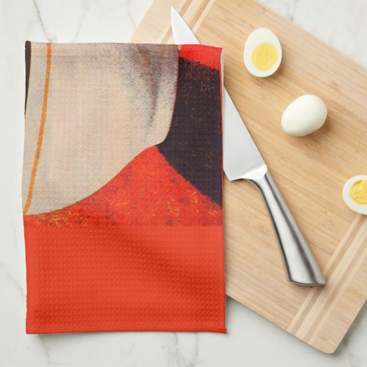 grote koffiedrinker theedoek (Quarter Fold)