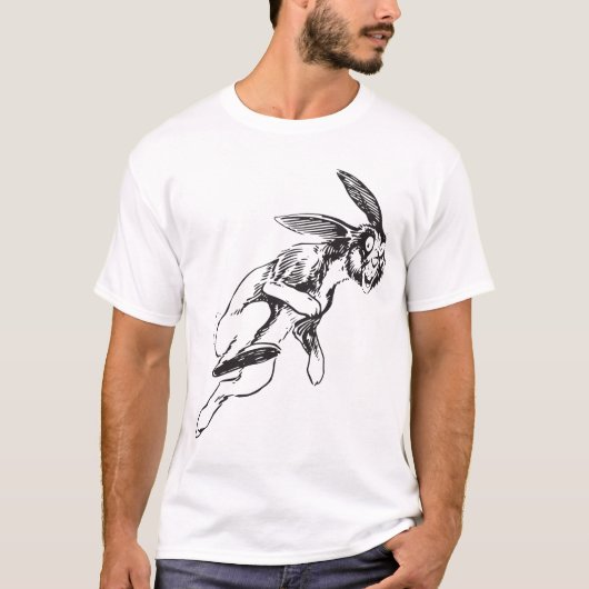 Grote konijn Bunny Jack Rabbit T-shirt (Voorkant)