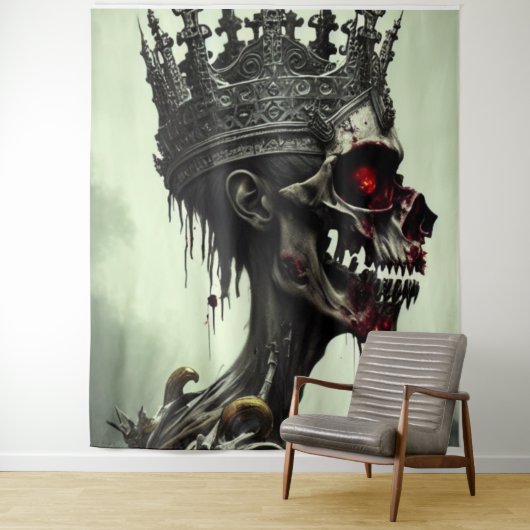 Grote koning wandkleed (In situ)