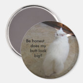 Grote kont?-Geen staartkat Magneet (Voorkant / Achterkant)