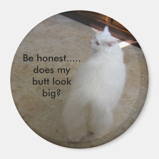 Grote kont?-Geen staartkat Magneet (Voorkant)