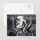 grote kop briefkaart (Voorkant / Achterkant)