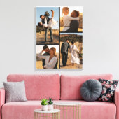 Grote Koppels Collage Fotocanvas Canvas Afdruk (Insitu (Woonkamer))