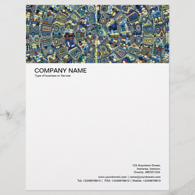 Grote koptekst voor Afbeeldingen - Rimpels Persoonlijk Briefhoofd (Voorkant)