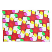 GROTE KORTE BABY DOT PATROON BUBBLY HAPPY KUSSENSLOOP (Voorkant)