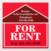 GROTE KOUDE VOOR HUUR AANGEWEZEN EIS RAAMSTICKER (Vel)