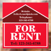 GROTE KOUDE VOOR HUUR AANGEWEZEN EIS RAAMSTICKER (Vel 2)