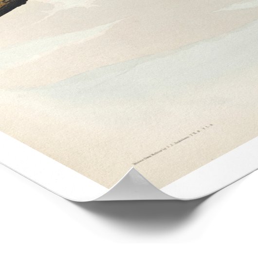 Grote kousenboomkor door Poster van Audubon (Hoek)