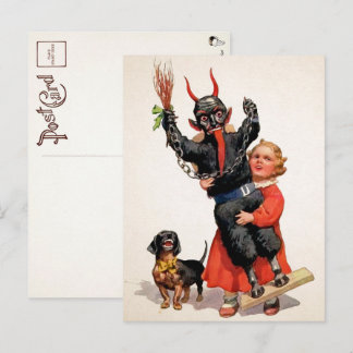  grote Krampus Doll Briefkaart
