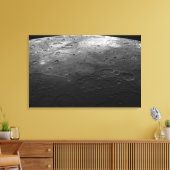 Grote kraters op de planeet Kwik Canvas Afdruk (Insitu (Woonkamer))