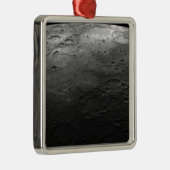 Grote kraters op de planeet Kwik Metalen Ornament (Rechts)