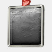 Grote kraters op de planeet Kwik Metalen Ornament (Links)