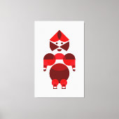 Grote krijger canvas afdruk (Voorkant)