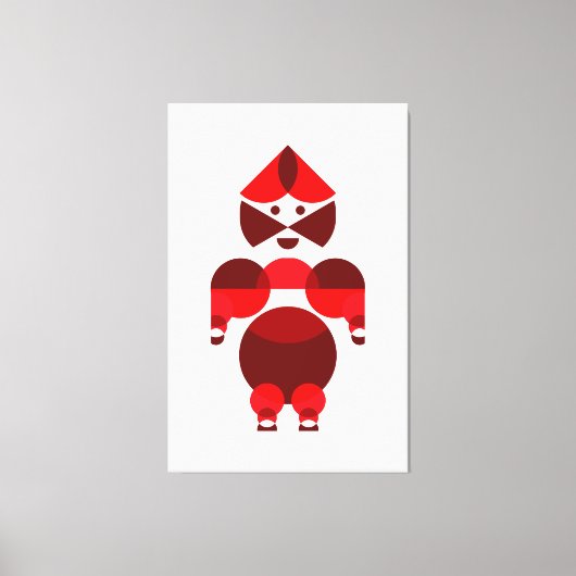 Grote krijger canvas afdruk (Voorkant)