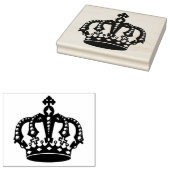 Grote kroonrubber stempel (Gestempeld)