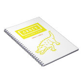 GROTE KRUIDEN, krokodillenvormig t-shirt Notitieboek (Rechterzijde)