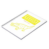 GROTE KRUIDEN, krokodillenvormig t-shirt Notitieboek (Linkerzijde)