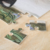 Grote kunk Mephitis macroura Illustratie Legpuzzel (Zijkant)
