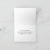 Grote kunstenaar glimlacht briefkaart (Binnen)
