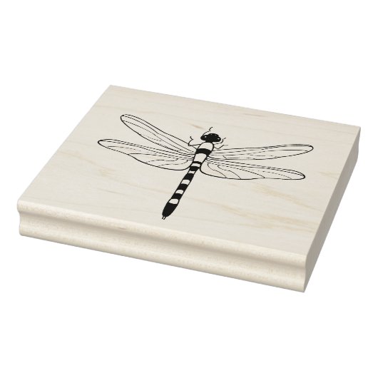 Grote kunststempel voor Dragonfly Rubberstempel (Stempel)