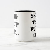 GROTE KUPPEN VAN DE F-UP KANTOOR TWEEKLEURIGE KOFFIEMOK (Center)