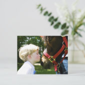 grote kus briefkaart (Staand voorkant)