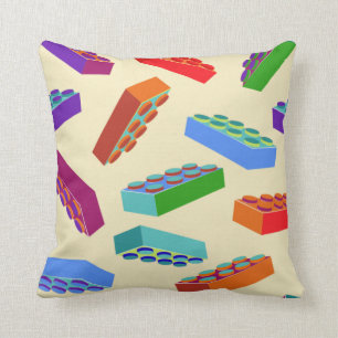 Grote kussen voor bouwstenen