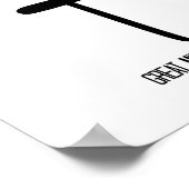 Grote Lacrosse spelers vinden het goed - wit Poster (Hoek)